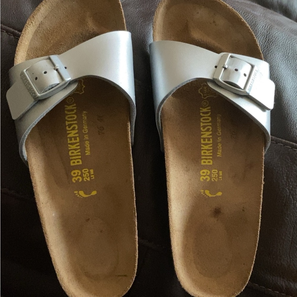 Birkenstock Madrid silver size 39